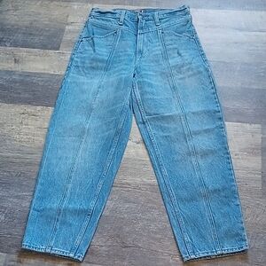 Abercrombie seam detail ankle jeans